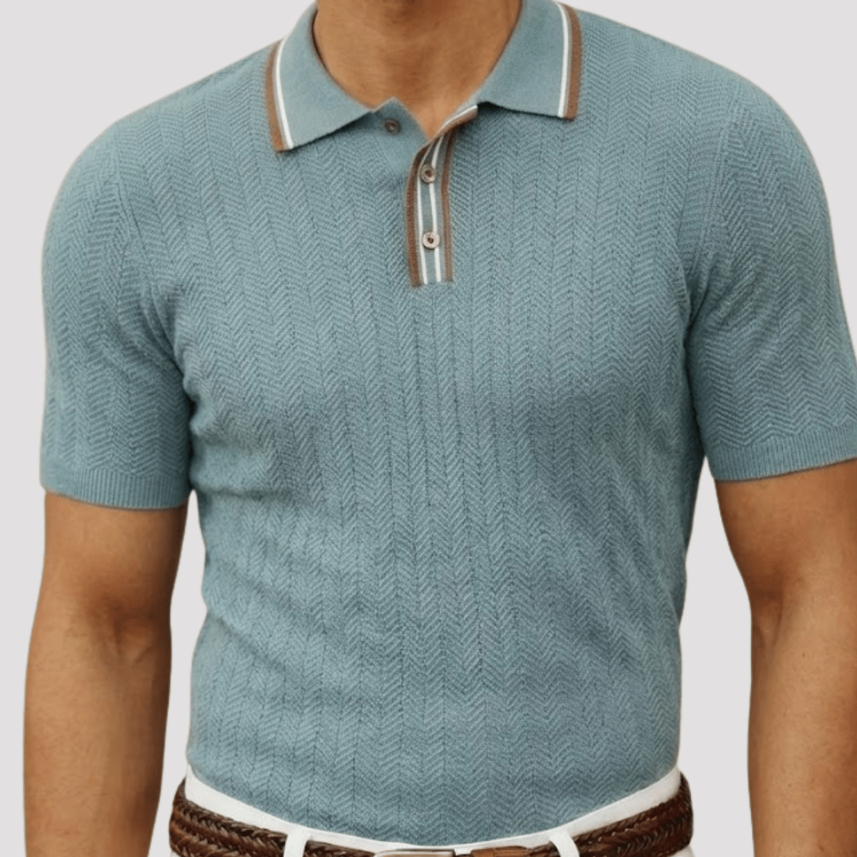 Camiseta Polo Tricot Masculina