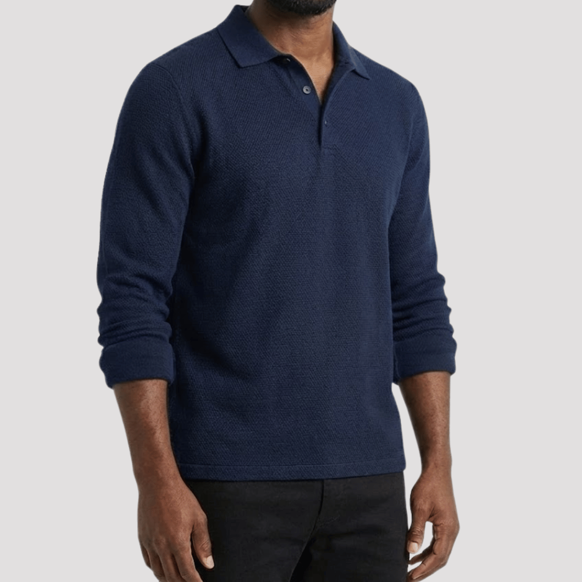 Camisa Polo Masculina Manga Longa