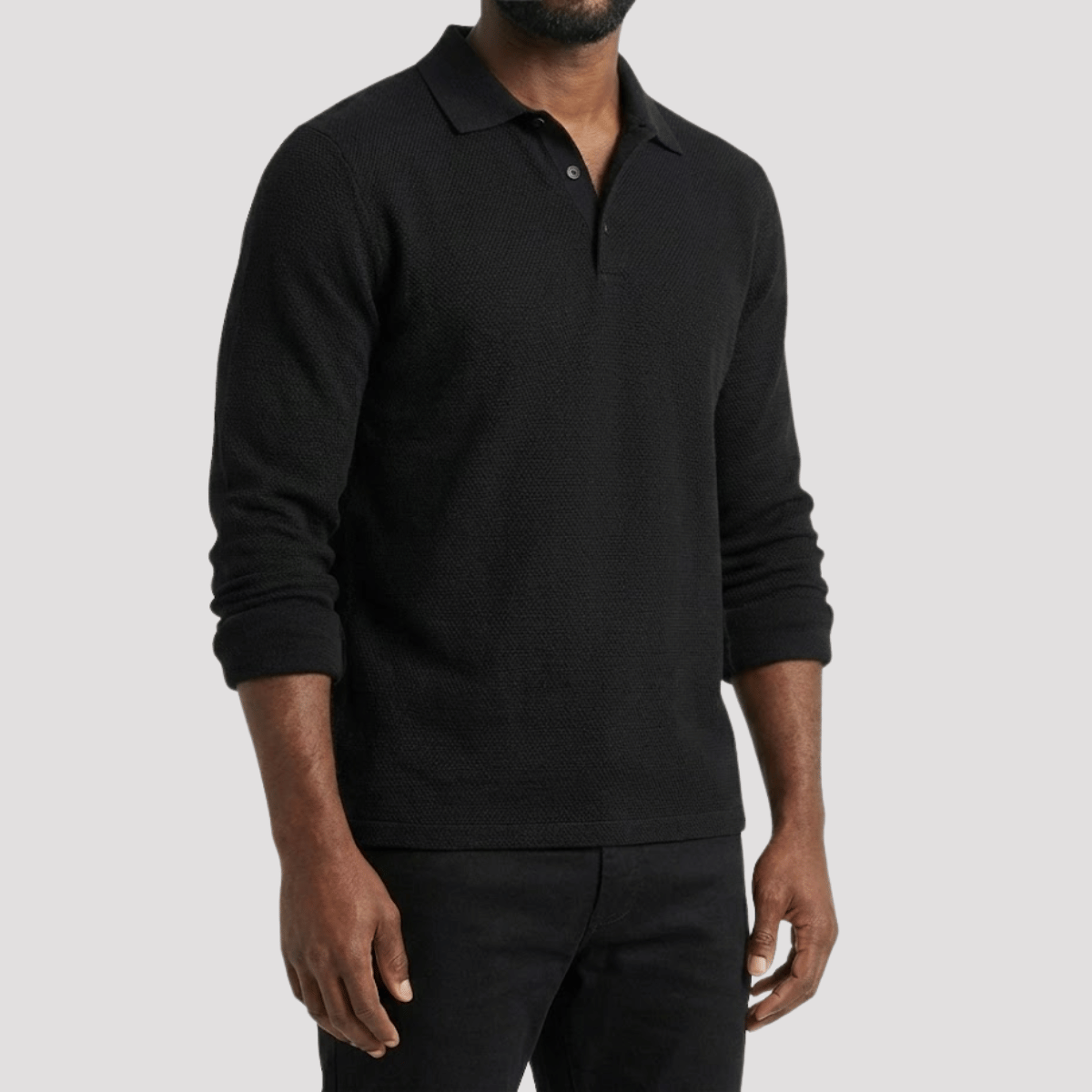 Camisa Polo Masculina Manga Longa