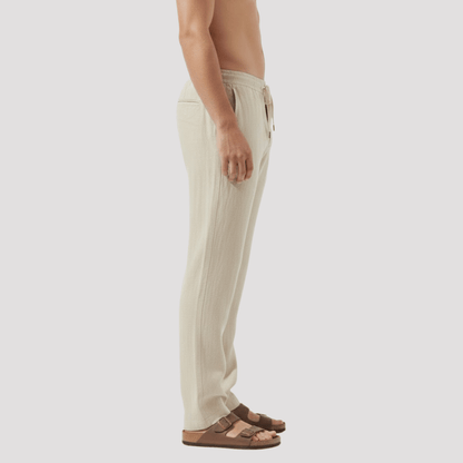 Calça de linho Masculina Slim Mônaco