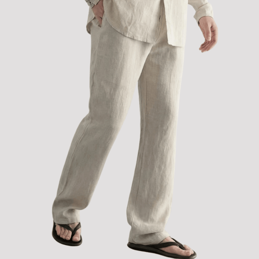 Calça de linho Masculina Slim Mônaco