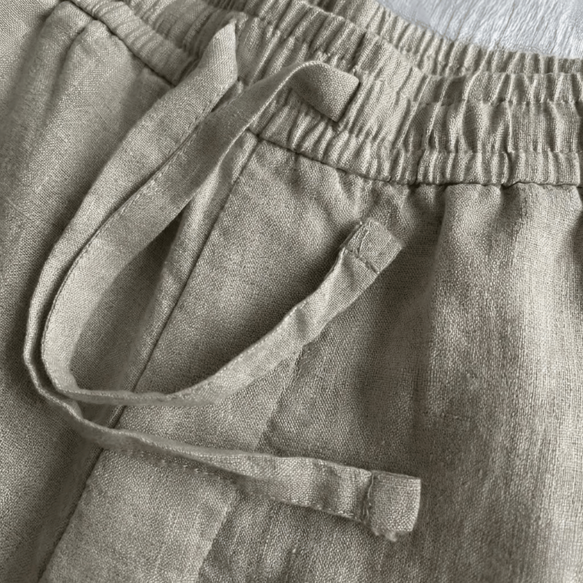 Calça de linho Masculina Slim Mônaco