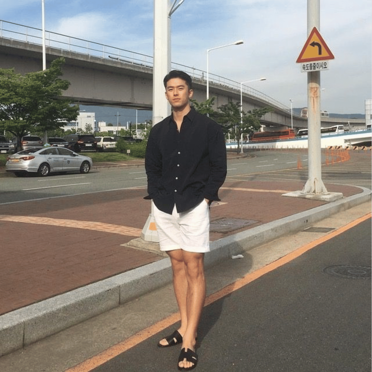 Sandália Papete Masculina Elegante