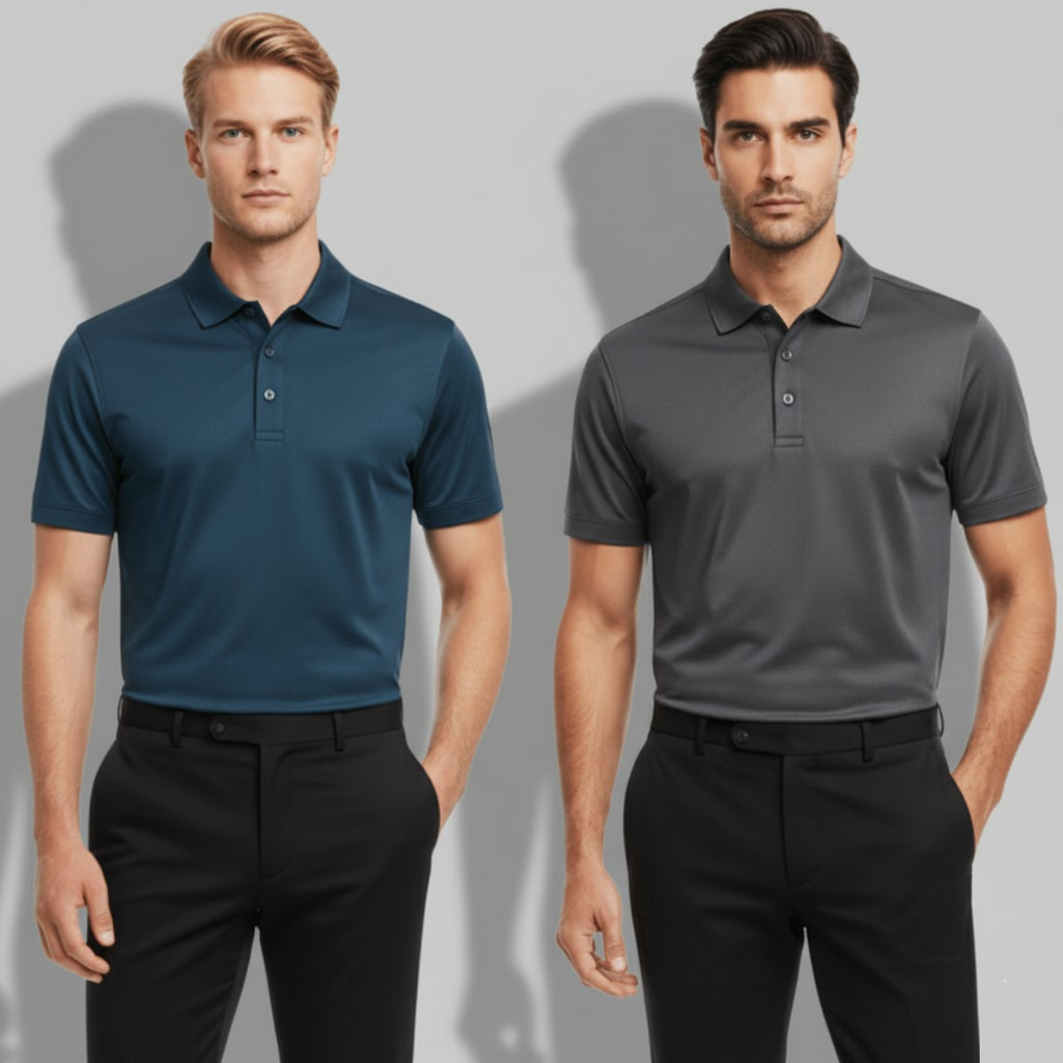 Camisa Polo Masculina em Seda - Segunda Peça com -31%
