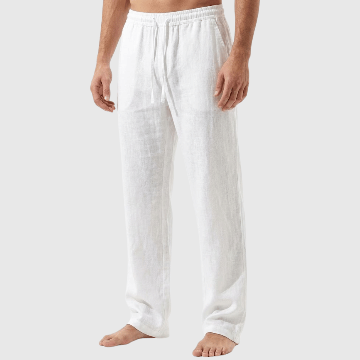 Calça de linho Masculina reta