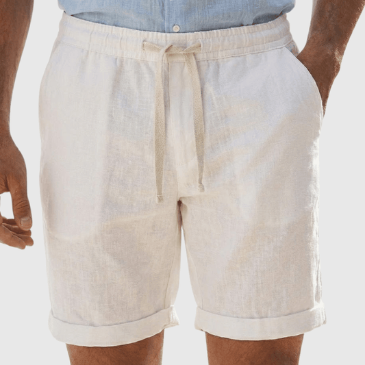 Bermuda Masculina Linho Reta