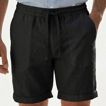 Bermuda Masculina Linho Reta