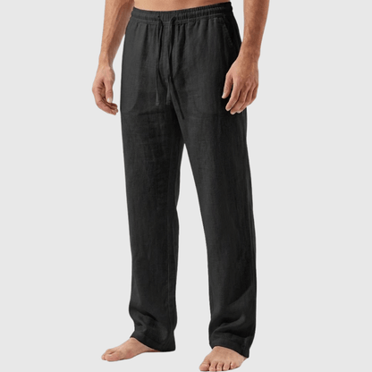 Calça de linho Masculina reta