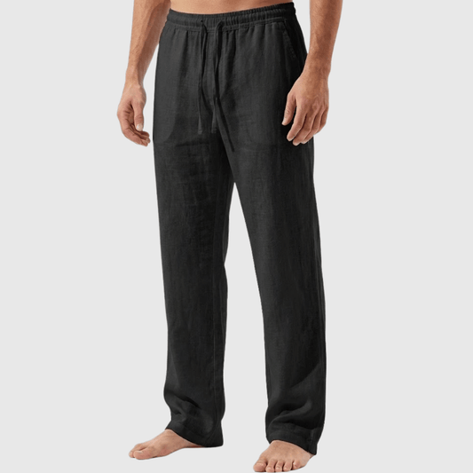 Calça de linho Masculina reta