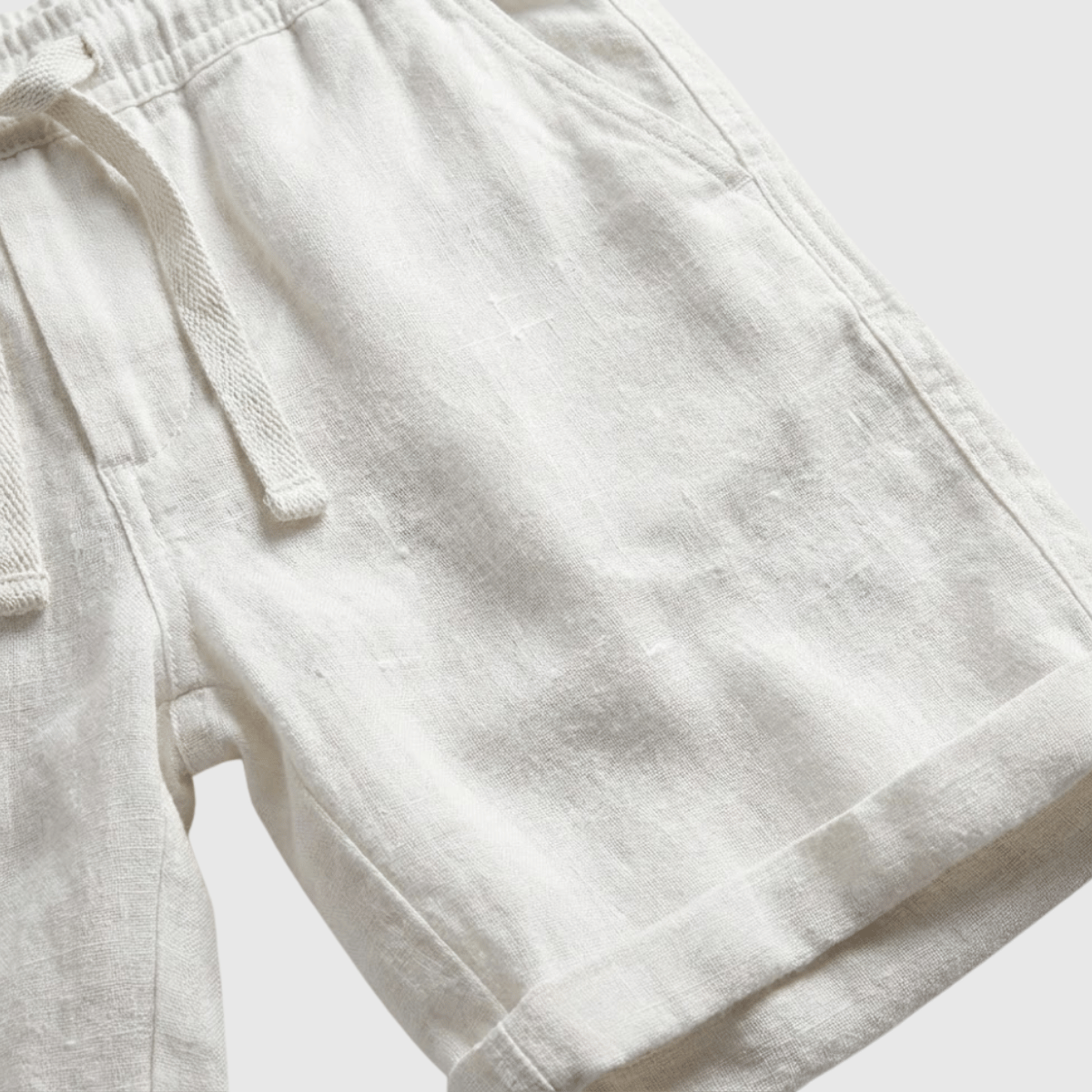 Bermuda Masculina Linho Reta