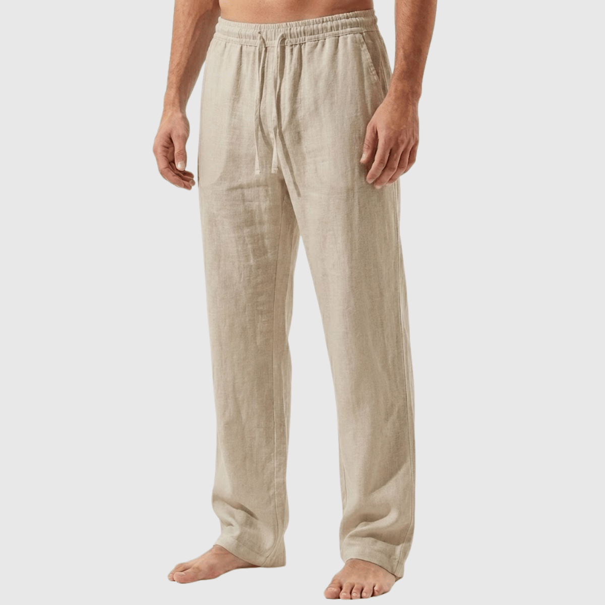 Calça de linho Masculina reta
