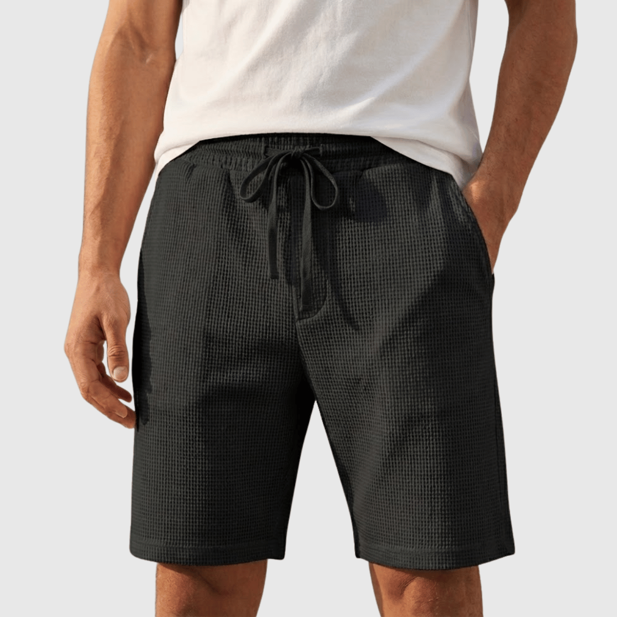 Bermuda Masculina Casual texturizada