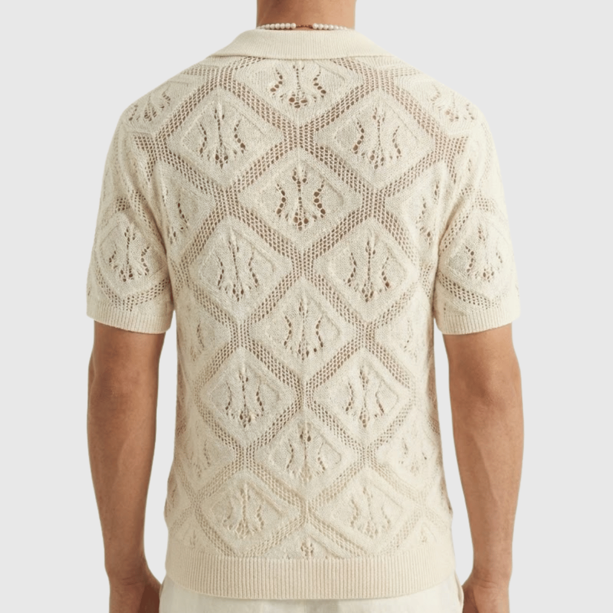 Camisa Masculina de tricot Vintage