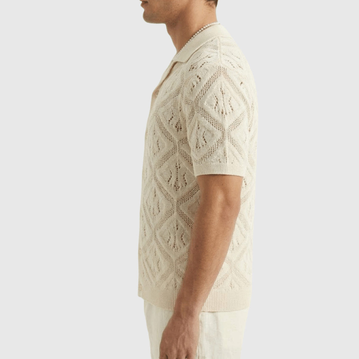 Camisa Masculina de tricot Vintage