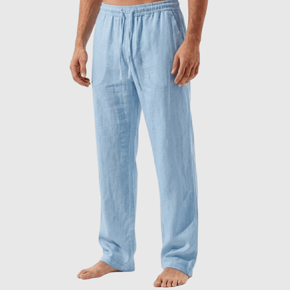 Calça de linho Masculina reta