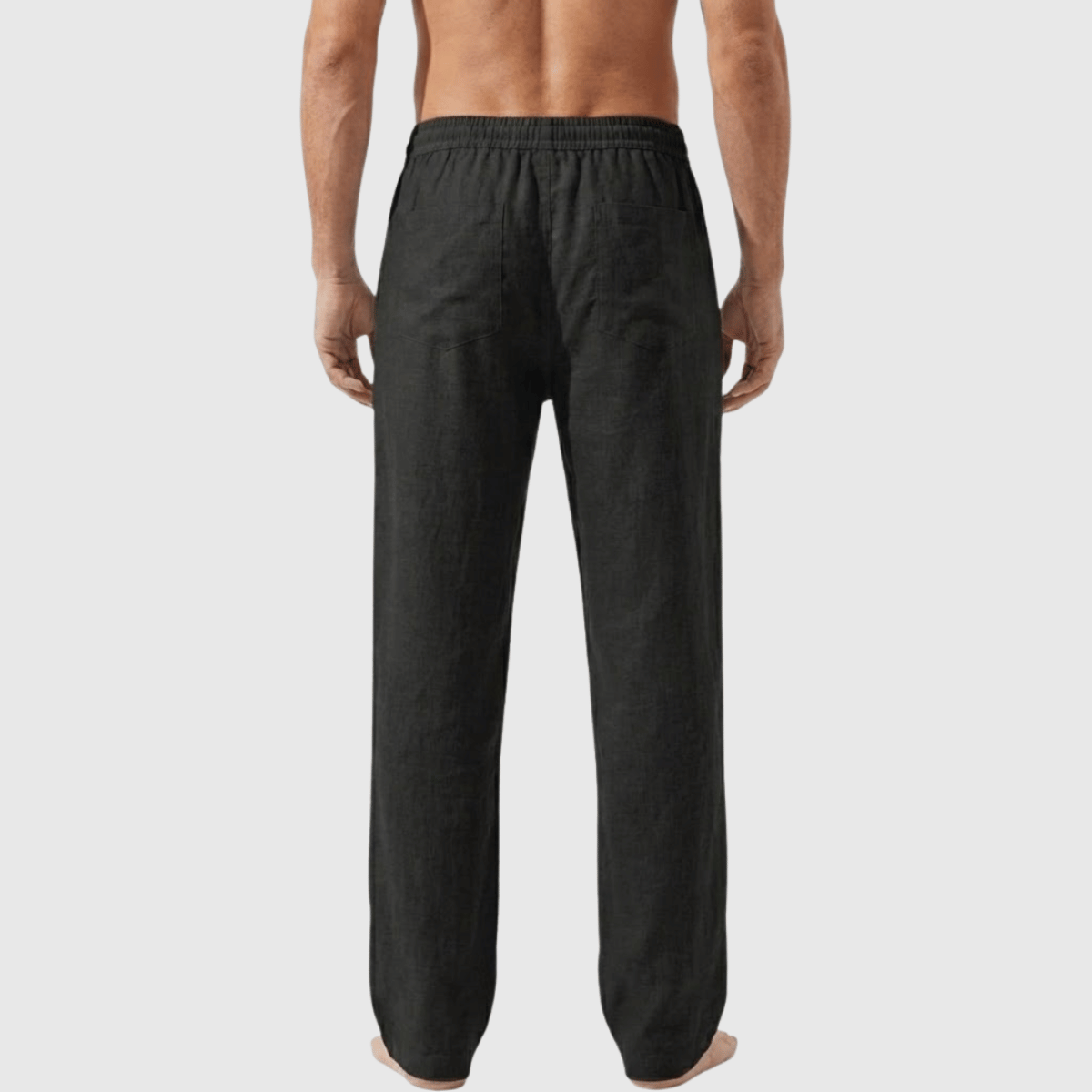 Calça de linho Masculina reta