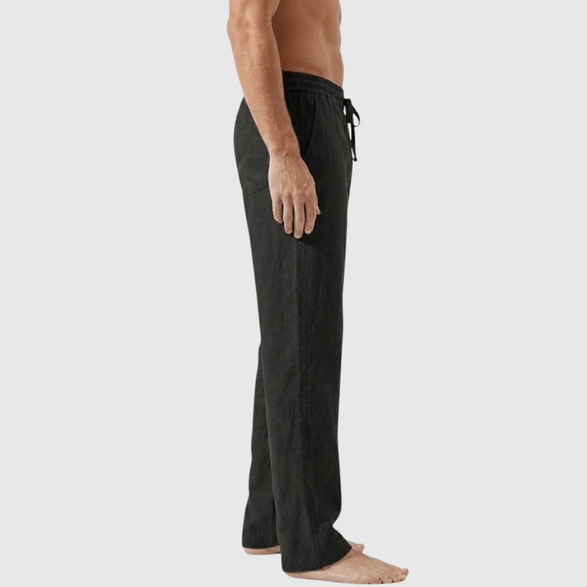 Calça de linho Masculina reta